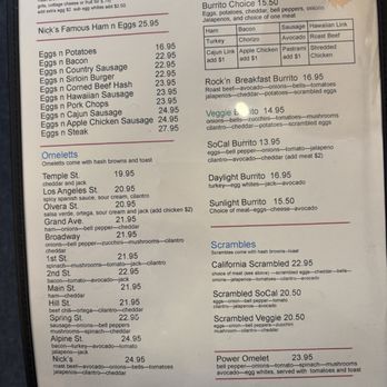 Rock'n Egg Cafe - Menu 1/7 - Breakfast & Brunch Near Me - Los Angeles, California Rock'n Egg Cafe - Menu 1/7 - Breakfast & Brunch Near Me - Los Angeles, California