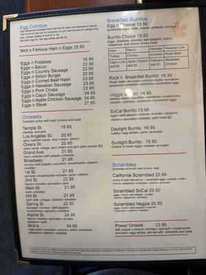 Menu photo 7 Rock'n Egg Cafe Los Angeles, CA Menu photo 7 Rock'n Egg Cafe Los Angeles, CA