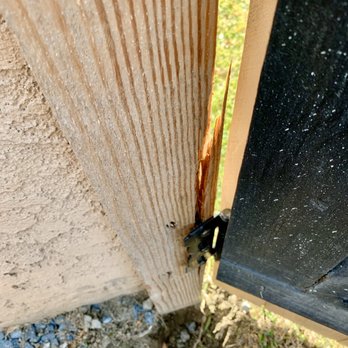 V & R Welding - Before wood was split & falling apart top & bottom before photos - Metal Fabricators Near Me