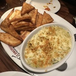 Parmesan Crusted Spinach Dip