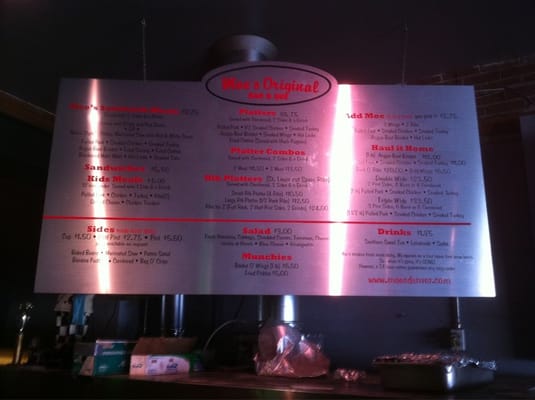 Menu photo 2 Moe's Original Bar B Que Englewood, CO Menu photo 2 Moe's Original Bar B Que Englewood, CO
