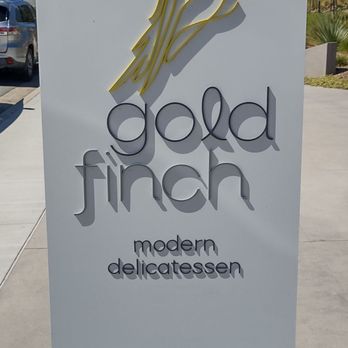 Gold Finch - Sidewalk sign - Delis Near Me - San Diego, California Gold Finch - Sidewalk sign - Delis Near Me - San Diego, California