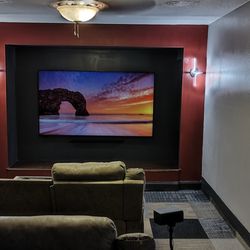 Huffman Information Technology Services - Home theater installation at a home in Florida.