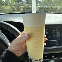 mango breeze with boba