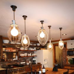 Titus Electrical Services - Kitchen remodel with home owners custom lighting installation.