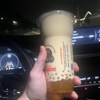 Kung Fu Tea - Mango creamsicle with mango bubs - Bubble Tea Near Me - Pickerington, Ohio Kung Fu Tea - Mango creamsicle with mango bubs - Bubble Tea Near Me - Pickerington, Ohio