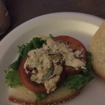 Panera Bread - The $8 Napa Almond Chicken Salad Sandwich... - Salad Near Me - Atlantic Beach, Florida