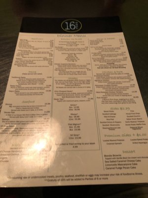 Menu photo 4 16 East Cordele, GA