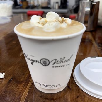 Wagon Wheel - Campfire Latte - Coffee Roasteries Near Me - Lithia, Florida