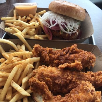 Holdaak Fried Chicken - Spicy chicken strips and fries and spicy chicken sandwich combo - Chicken Shop Near Me - Fullerton, California Holdaak Fried Chicken - Spicy chicken strips and fries and spicy chicken sandwich combo - Chicken Shop Near Me - Fullerton, California