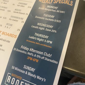 Whitewater Rooftop Social - Daily specials - Bars Near Me - Canon City, Colorado Whitewater Rooftop Social - Daily specials - Bars Near Me - Canon City, Colorado