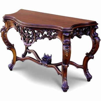 Queens Furniture - Mahogany hand made console table - Furniture Stores Near Me - Houston, Texas Queens Furniture - Mahogany hand made console table - Furniture Stores Near Me - Houston, Texas
