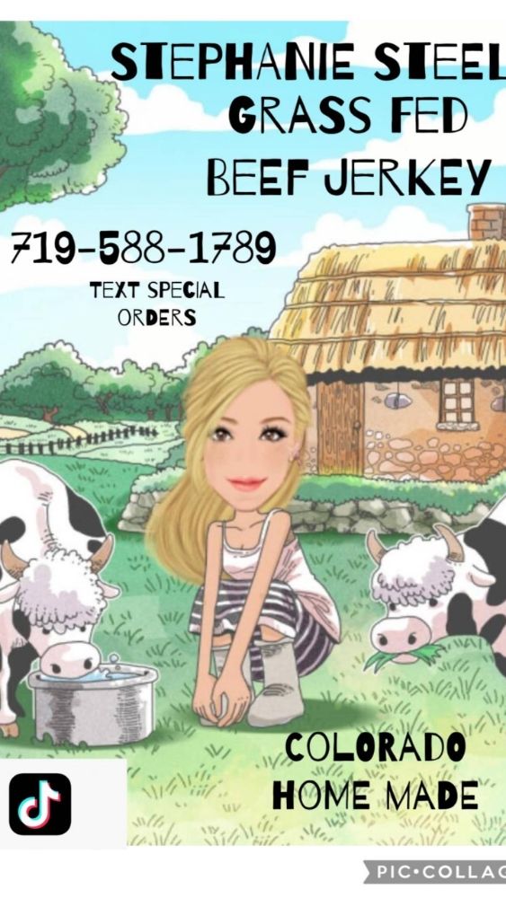 Stephanie Steel Grass Fed Beef Jerkey Logo