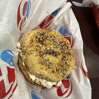 Brooklyn Water Bagel - Everything bagel with nova cream cheese - Coffee & Tea Near Me - Delray Beach, Florida Brooklyn Water Bagel - Everything bagel with nova cream cheese - Coffee & Tea Near Me - Delray Beach, Florida