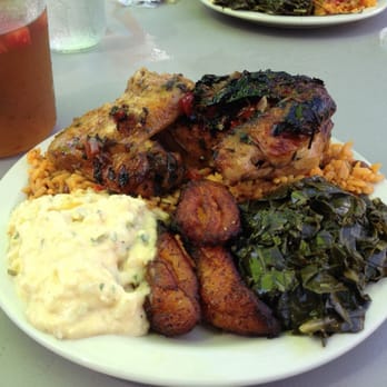 Sandra's Next Generation - "Go Green" chicken with sides. - Soul Food Near Me - New Haven, Connecticut Sandra's Next Generation - "Go Green" chicken with sides. - Soul Food Near Me - New Haven, Connecticut