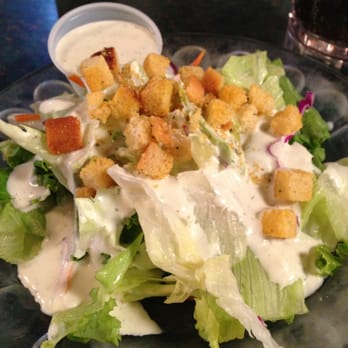 Steer N' Stein - Side garden salad with their delicious ranch dressing. - Steakhouses Near Me - Rancho Cucamonga, California