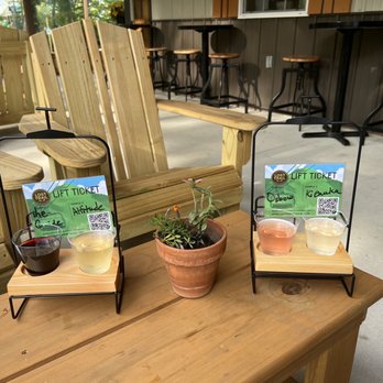 Lost Trail Winery - two bottles of wine on a table - Wine Tasting Room Near Me - Canton, Ohio