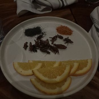 Viaje - Chapulines taken with Mezcal shot - Mexican Near Me - Long Beach, California Viaje - Chapulines taken with Mezcal shot - Mexican Near Me - Long Beach, California
