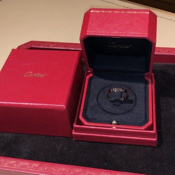 Cartier - Love wedding band in white gold for my boyfriend  it's a promise ring for us though lol - Jewelry Near Me - Costa Mesa, California