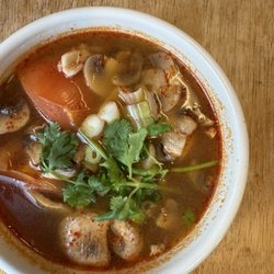 Sawatdee - Tom yum soup (8/10) -- my go-to whenever I eat Thai and this one didn't disappoint