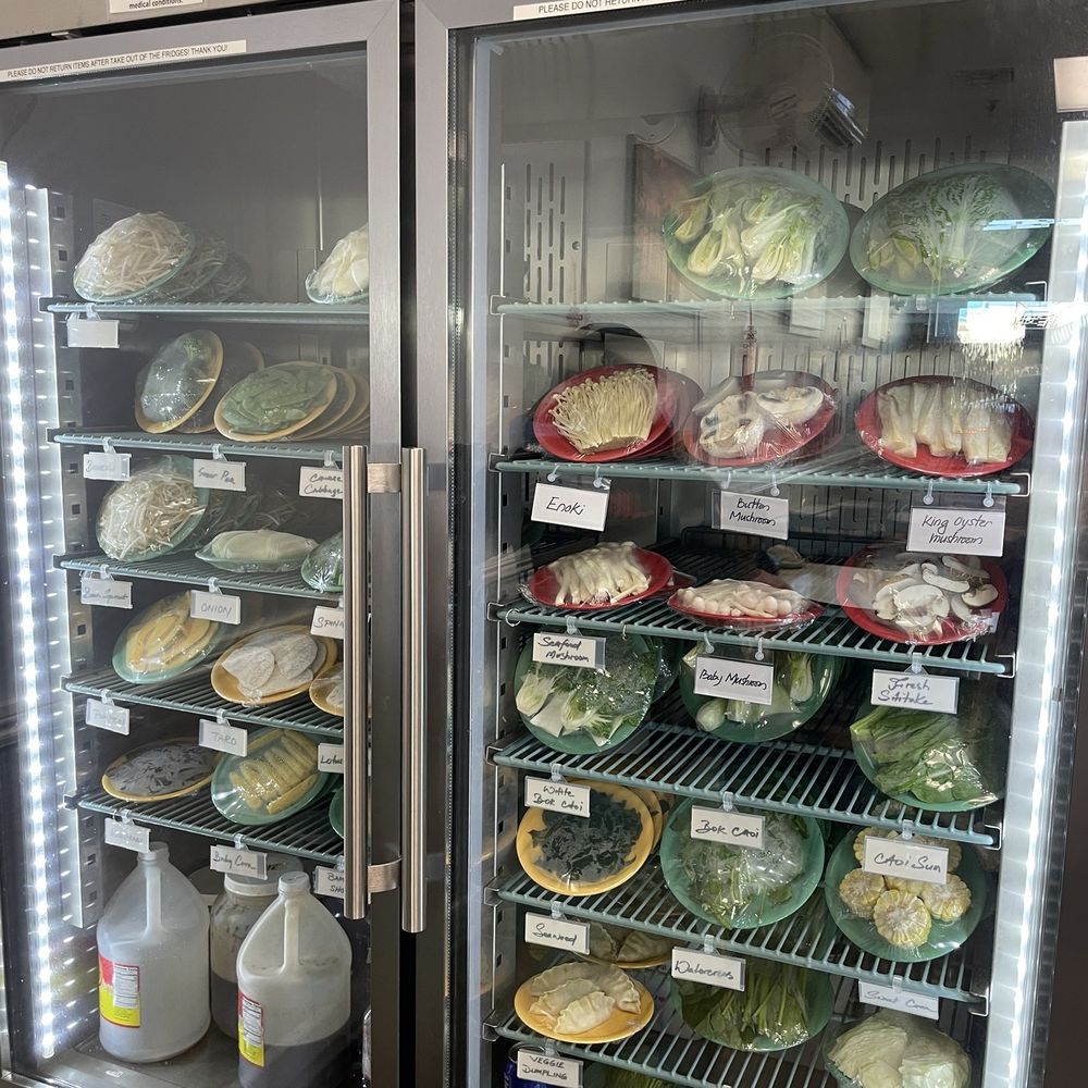 Hot Pot Heaven - Fridge of food - Hot Pot Near Me - Kapolei, Hawaii Hot Pot Heaven - Fridge of food - Hot Pot Near Me - Kapolei, Hawaii