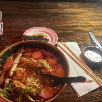 Big Trouble - Spicy Chicken Katsu Ramen - Noodles Near Me - Hattiesburg, Mississippi Big Trouble - Spicy Chicken Katsu Ramen - Noodles Near Me - Hattiesburg, Mississippi