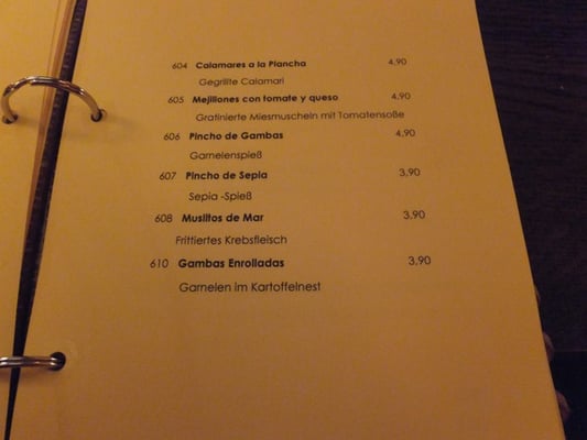 Menu photo 3 La Tasca de Don Jose Kiel, SH