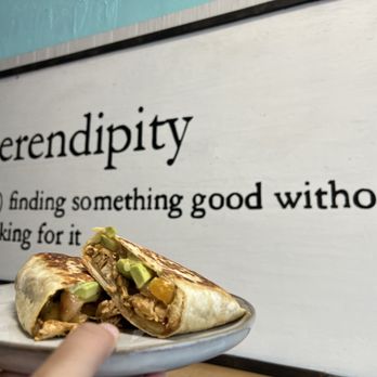 Serendipity Brews - Grilled chicken wrap. Yummm! - Coffee & Tea Near Me - Mount Dora, Florida