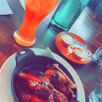 Local 22 Kitchen & Bar - Hurricane hazel and Cheerwine bbq wings - New American Near Me - Durham, North Carolina