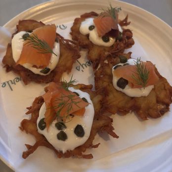 Beverley’s Bistro & Bar - Latkes - Smoked Salmon - Cocktail Bars Near Me - Dallas, Texas Beverley’s Bistro & Bar - Latkes - Smoked Salmon - Cocktail Bars Near Me - Dallas, Texas