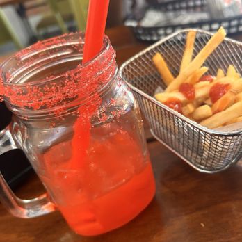Shake N Dog - French fries and Strawberry Lemonade - Hot Dogs Near Me - Leominster, Massachusetts