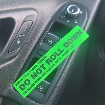 Xtreme Autosound - Complimentary reminder just in case you forgot that you just had your tint done. - Car Stereo Installation Near Me - Rancho Cucamonga, California Xtreme Autosound - Complimentary reminder just in case you forgot that you just had your tint done. - Car Stereo Installation Near Me - Rancho Cucamonga, California