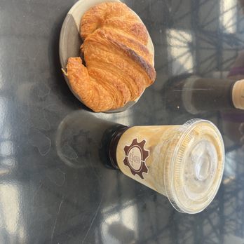 Coffee Box - croissant and black sesame latte - Coffee & Tea Near Me - Atlanta, Georgia Coffee Box - croissant and black sesame latte - Coffee & Tea Near Me - Atlanta, Georgia