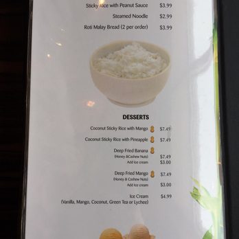 Thai Room - Menu April 2018 - Thai Near Me - Toronto, Ontario