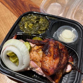 True Texas BBQ - Turkey and chicken, collards - Barbeque Near Me - Austin, Texas