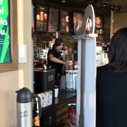 Starbucks - This girl is working hard!!