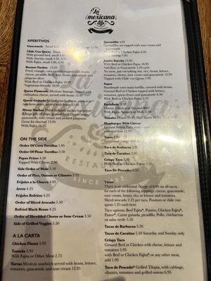 Menu photo 2 La Mexicana Houston, TX Menu photo 2 La Mexicana Houston, TX