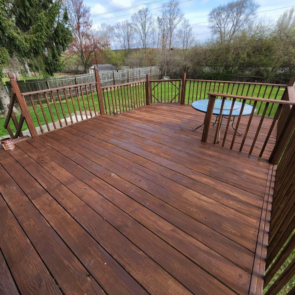 One Mission Carpentry - Beautifully stained Deck - Pure hard work from the Carpenter! (After) - Carpenters Near Me One Mission Carpentry - Beautifully stained Deck - Pure hard work from the Carpenter! (After) - Carpenters Near Me