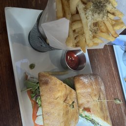 lunch: cod sandwich