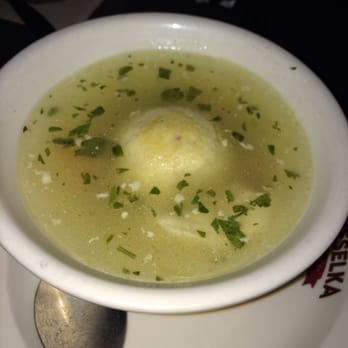 Veselka - Small Matzoh Ball Soup ($4.75) - Ukrainian Near Me - New York, New York Veselka - Small Matzoh Ball Soup ($4.75) - Ukrainian Near Me - New York, New York