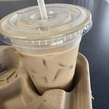 Bakehouse - Vanilla iced latte *chefs kiss* - Bakeries Near Me - Friendswood, Texas