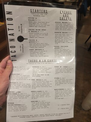 Menu photo 6 Taco Nation Oklahoma City, OK
