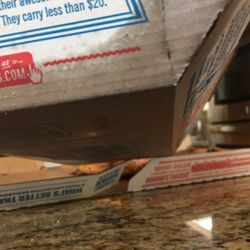 Domino's Pizza - Soaked oil.