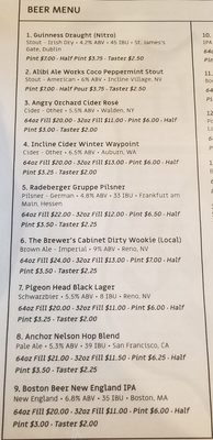 Menu photo 3 The 395 Craft Beer And Spirits Reno, NV Menu photo 3 The 395 Craft Beer And Spirits Reno, NV