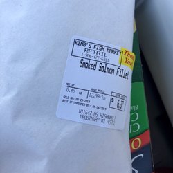 Kings Fish Market-Retail - Smoked Salmon Fillet to go. Very good smoked fish. Great service too.