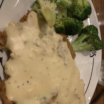 Saltgrass Steak House - Chicken fried steak and broccoli - Steakhouses Near Me - Rockwall, Texas Saltgrass Steak House - Chicken fried steak and broccoli - Steakhouses Near Me - Rockwall, Texas