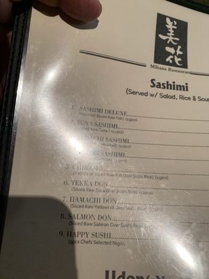 Menu photo 7 Mihana Restaurant Manteca, CA