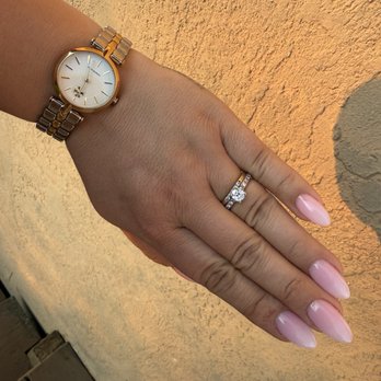 Sassy Nails From Home - Full set, ombré powdered nails: white and pink. - Nail Technicians Near Me Sassy Nails From Home - Full set, ombré powdered nails: white and pink. - Nail Technicians Near Me