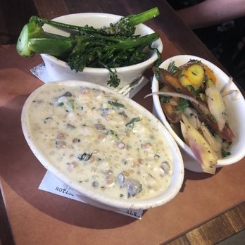 Whiskey Cake - Broccolini, veggies and risotto - New American Near Me - Plano, Texas Whiskey Cake - Broccolini, veggies and risotto - New American Near Me - Plano, Texas