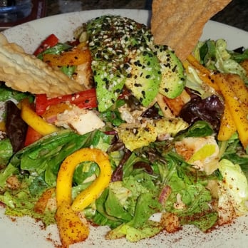 BJ's Restaurant & Brewhouse - Thai chicken mango avocado salad - Pizza Near Me - Austin, Texas BJ's Restaurant & Brewhouse - Thai chicken mango avocado salad - Pizza Near Me - Austin, Texas